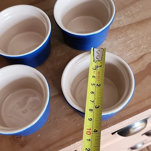 4 Le Creuset Stackable Ramekins Blueberry Color - Picture 16 of 16